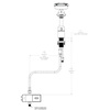 Speakman Battery Powered Sensor Eyewash Faucet W/ 8" Spout & 1070 TMV SEF-18100-8-TMV